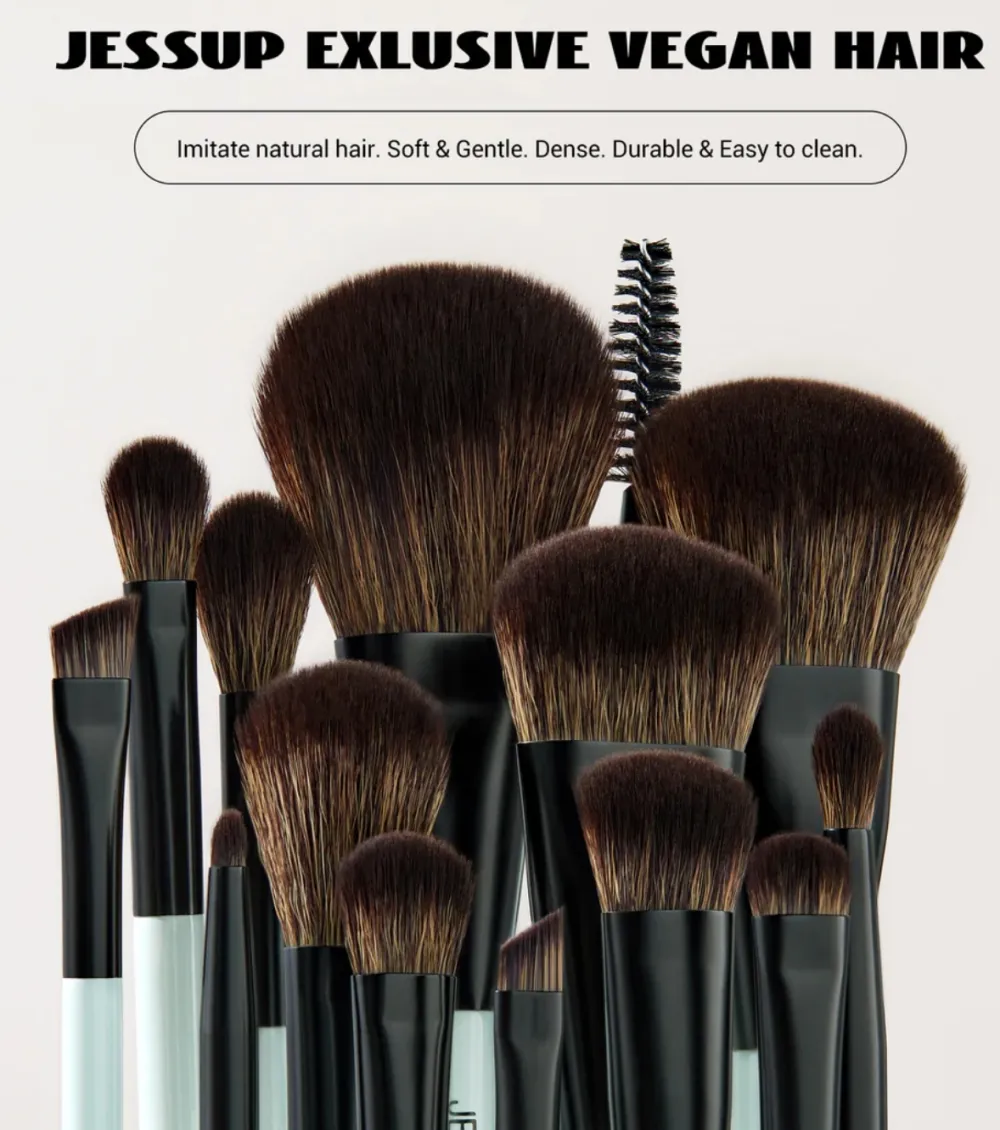 *Makeup Lover Collection V* - Set de 10 brochas - Bright Cyan>Jessup Beauty Sale