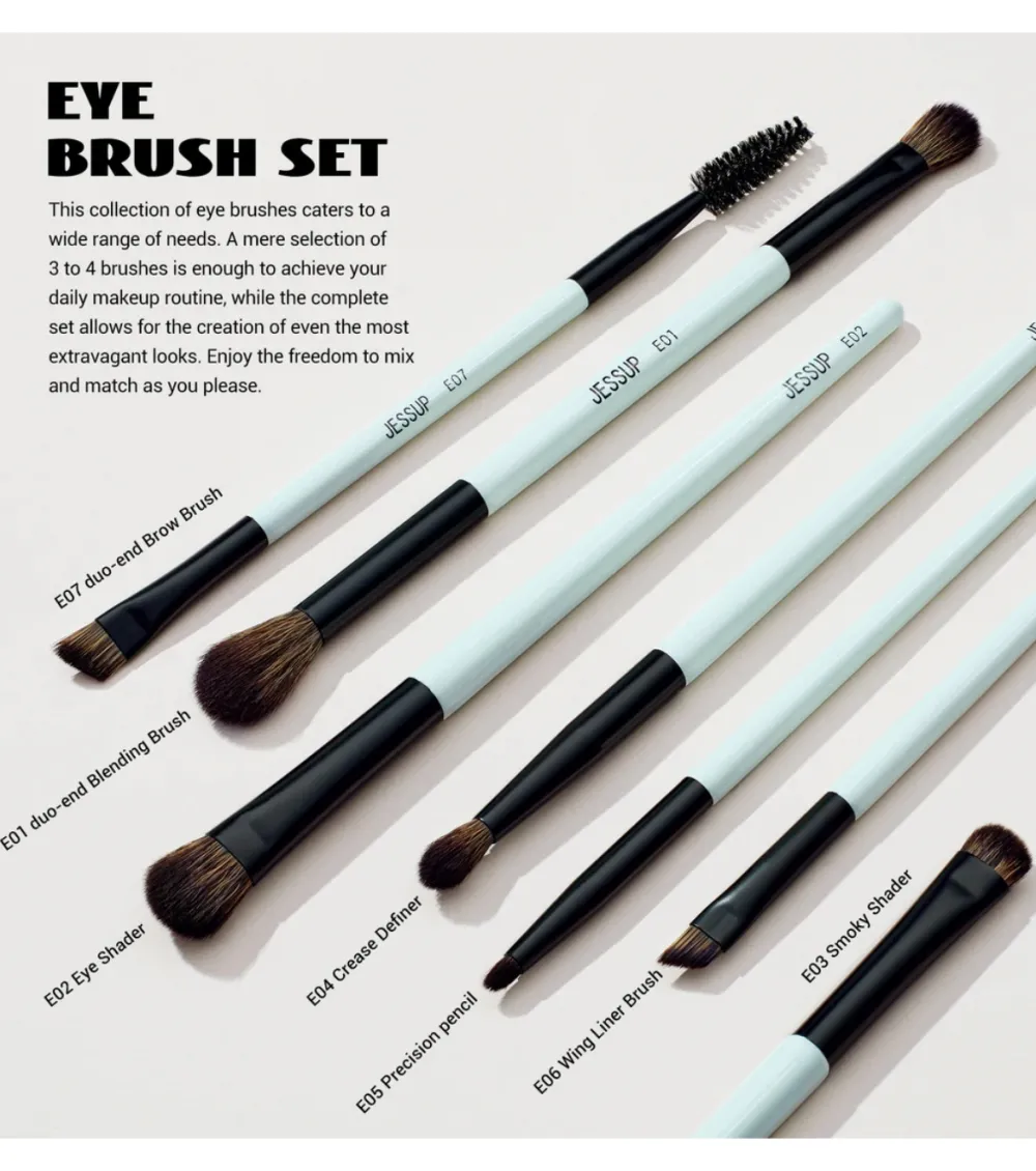 *Makeup Lover Collection V* - Set de 10 brochas - Bright Cyan>Jessup Beauty Sale