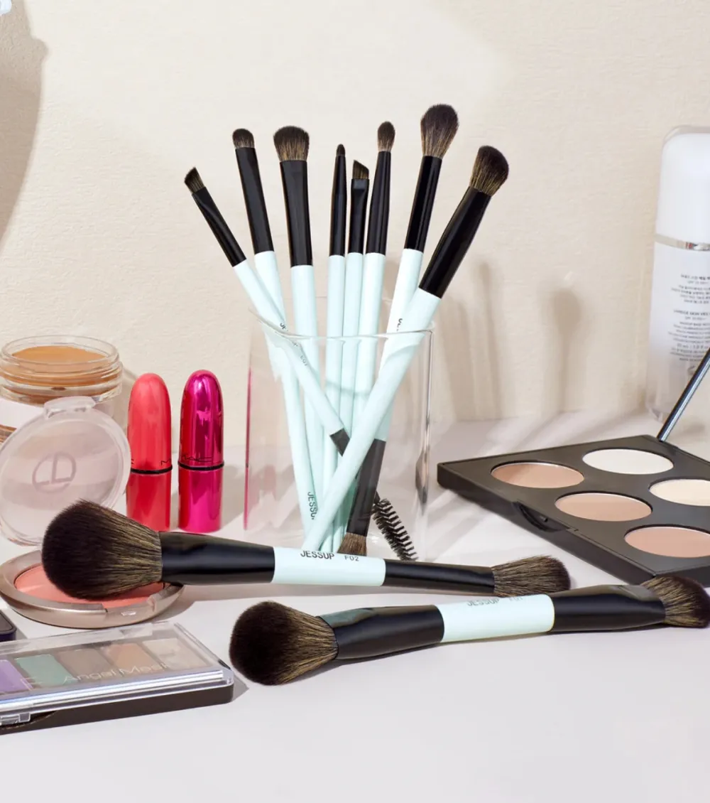 *Makeup Lover Collection V* - Set de 10 brochas - Bright Cyan>Jessup Beauty Sale