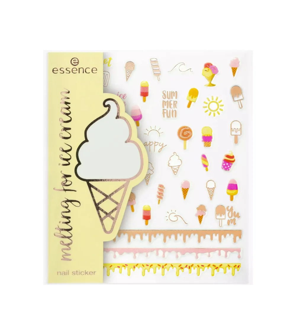 *Melting For Ice Cream* - Pegatinas para uñas>essence Hot