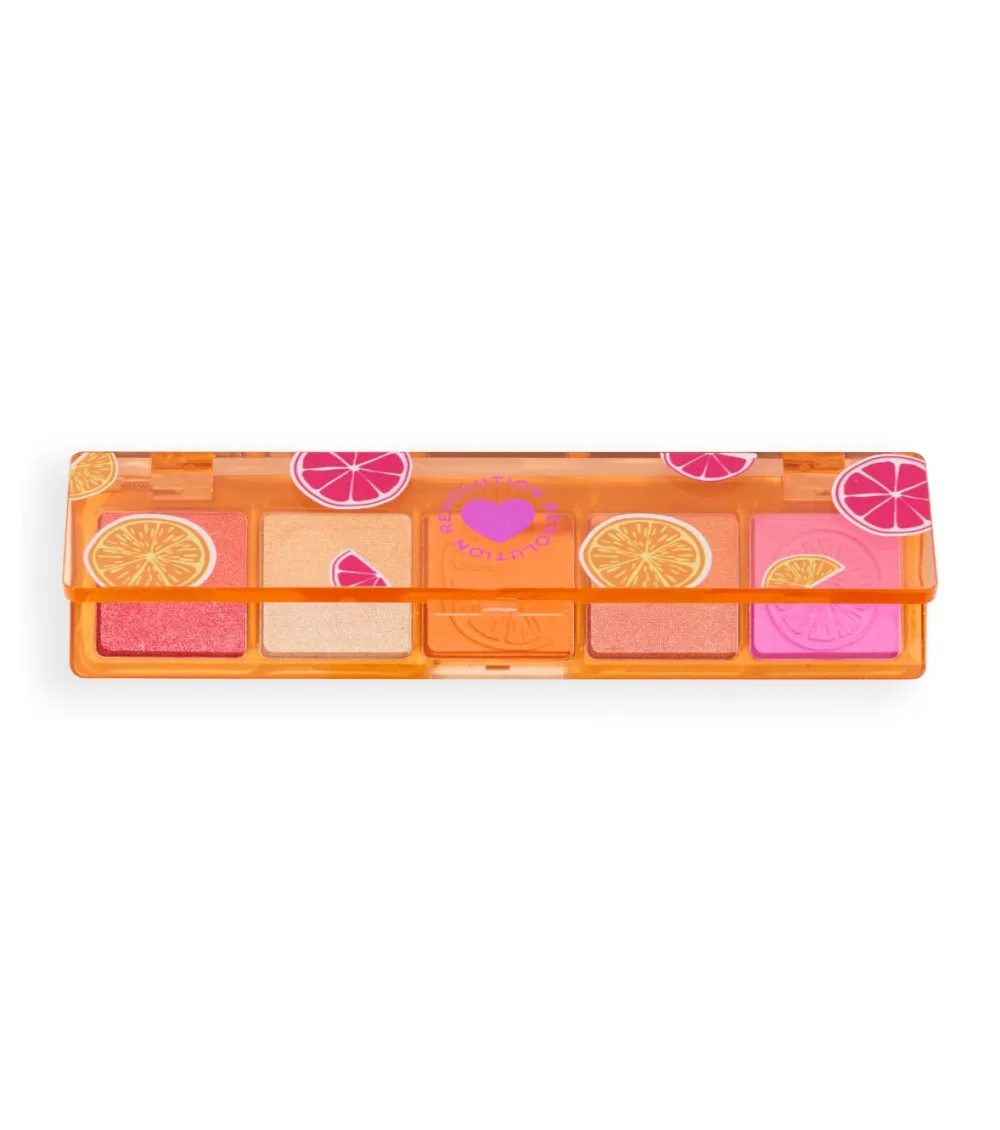 Mini paleta de sombras Zesty Zing Mini Match Palette>I Heart Revolution