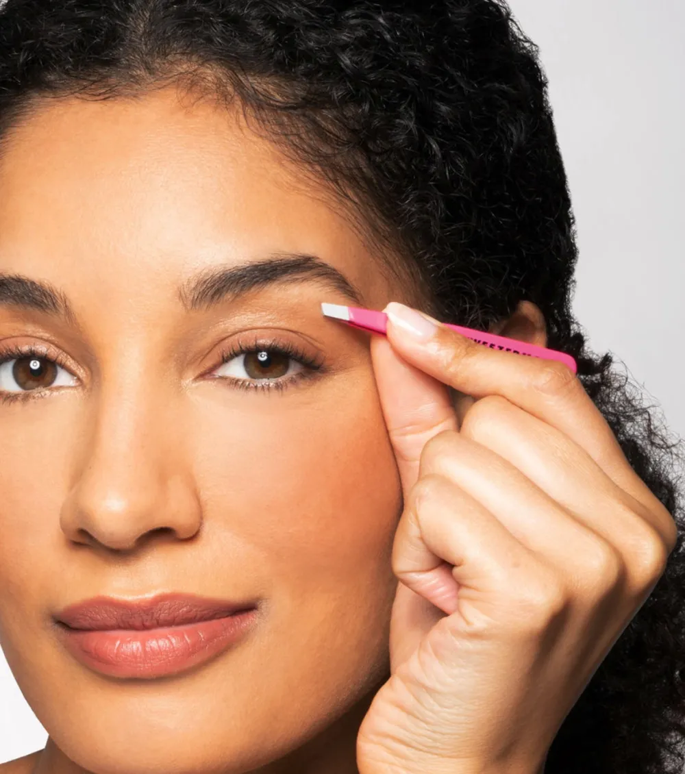 Mini pinza Slant Tweezer - Neon Rosa>Tweezerman Best