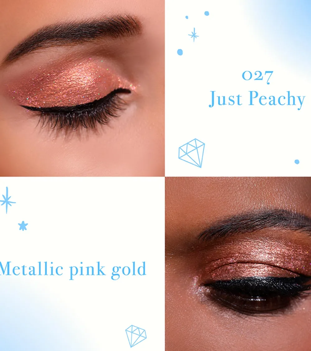 - Sombra de ojos líquida Diamond Daze - 027: Just Peachy>MOIRA