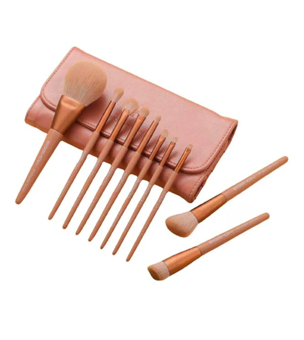 *Morandi Series* - Set 10 brochas de maquillaje Ready To Roll - Coral>Eigshow Outlet