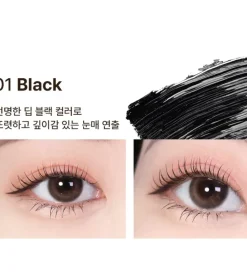 Máscara de pestañas Dailism Smudge Stop Mascara Curling - Black>Heimish New