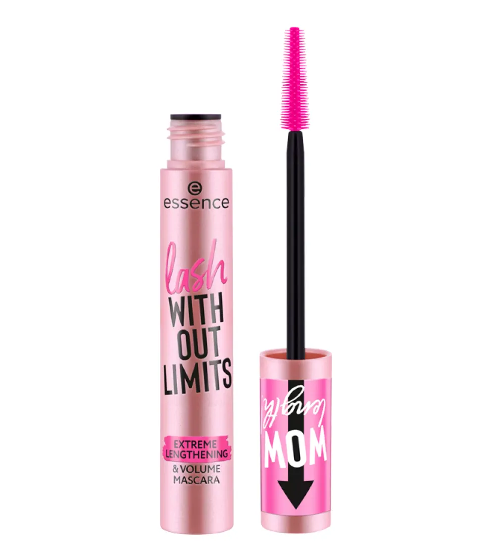Máscara de pestañas Without Limits Extreme Lengthening & Volume - 01: Black>essence