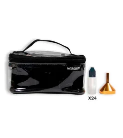 Neceser transparente + 24 botellas de 15ml>MQBeauty New
