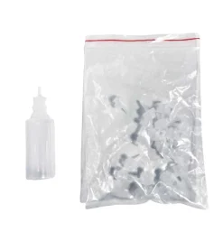 Neceser transparente + 24 botellas de 15ml><noscript><img width=