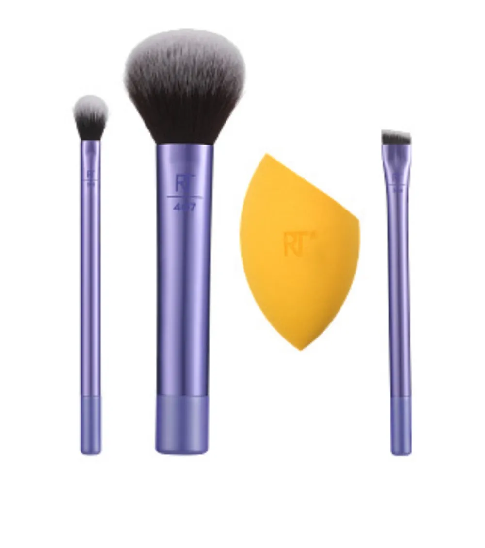 *Night brights* - Set de brochas + esponja Midi Glow>Real Techniques Best