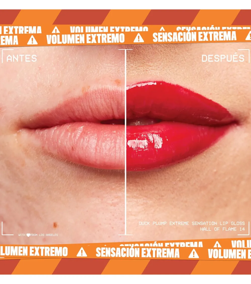 - Brillo de labios voluminizador Duck Plump - 14: Hall Of Flame>NYX Professional Makeup Online