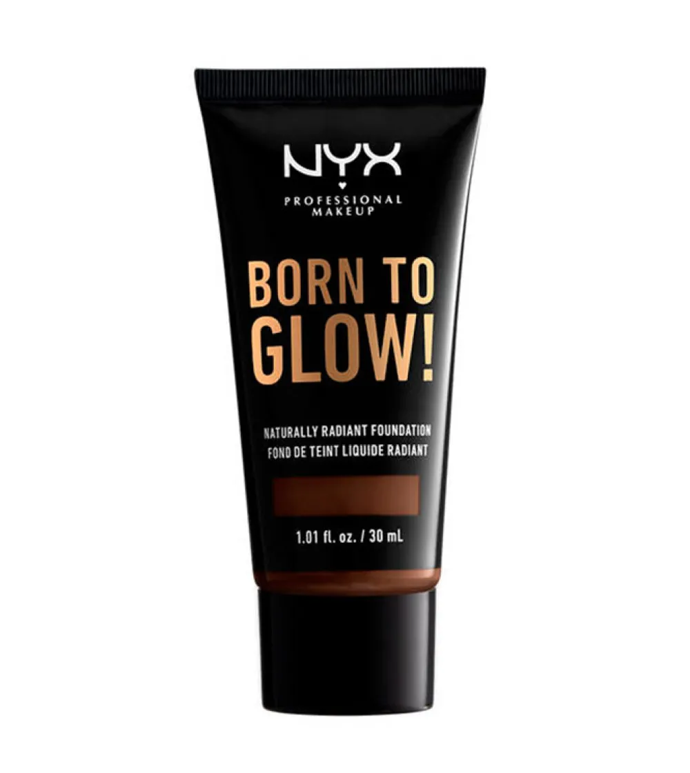 - Base de maquillaje fluida Born to Glow! - BTGRF23: Chestnut>NYX Professional Makeup Hot