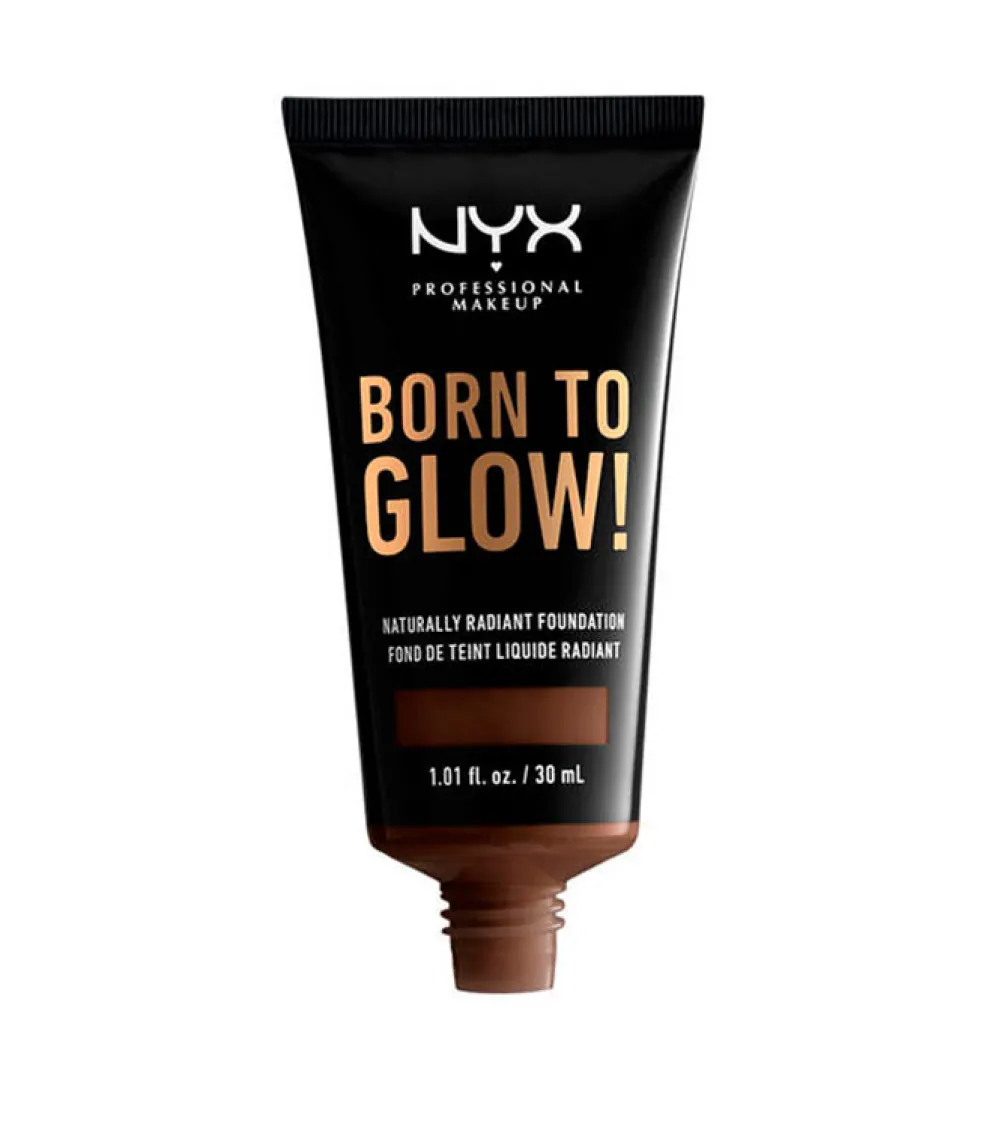 - Base de maquillaje fluida Born to Glow! - BTGRF23: Chestnut>NYX Professional Makeup Hot