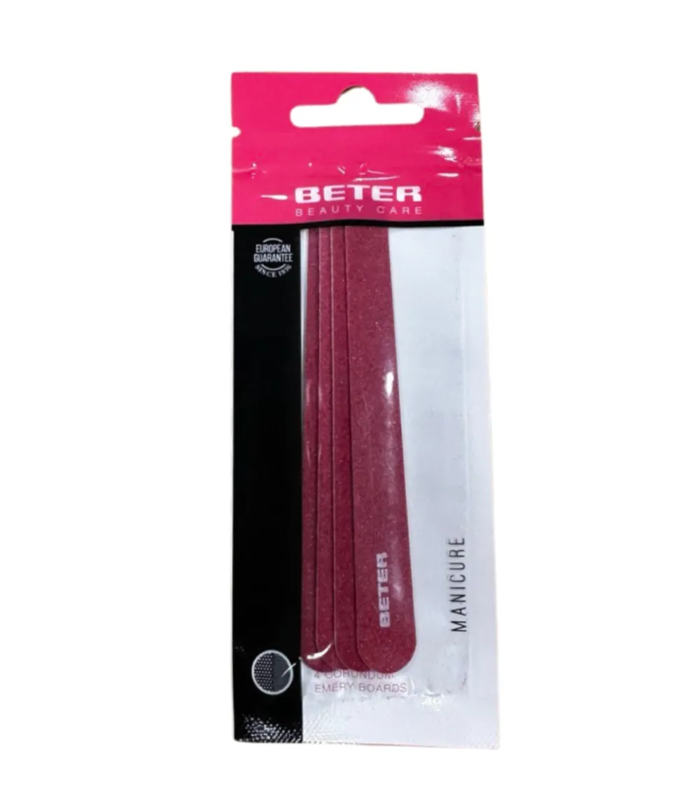 Pack de 4 limas de uñas pequeñas Corindón>Beter Hot