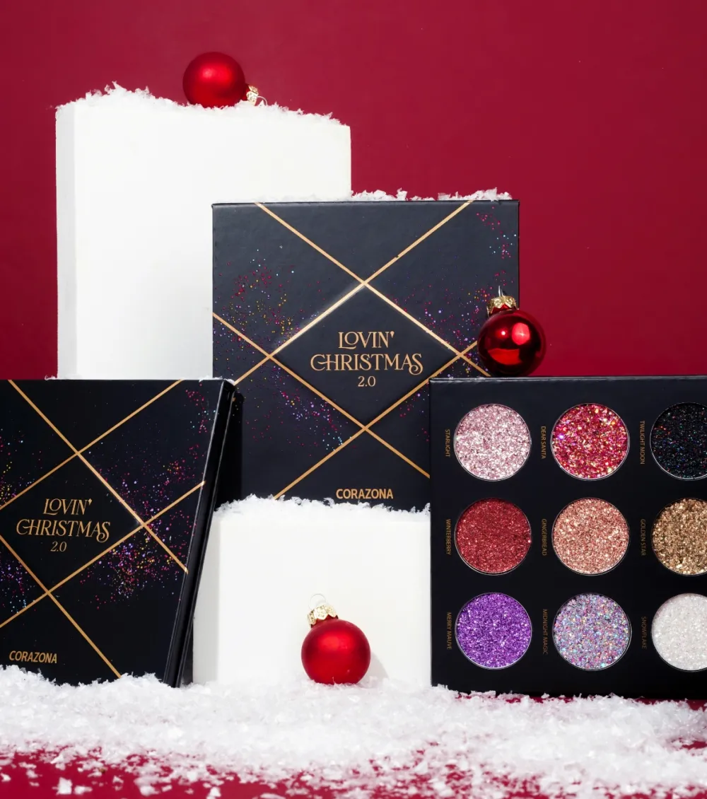 Paleta de glitter prensado Lovin' Christmas 2.0>CORAZONA Online