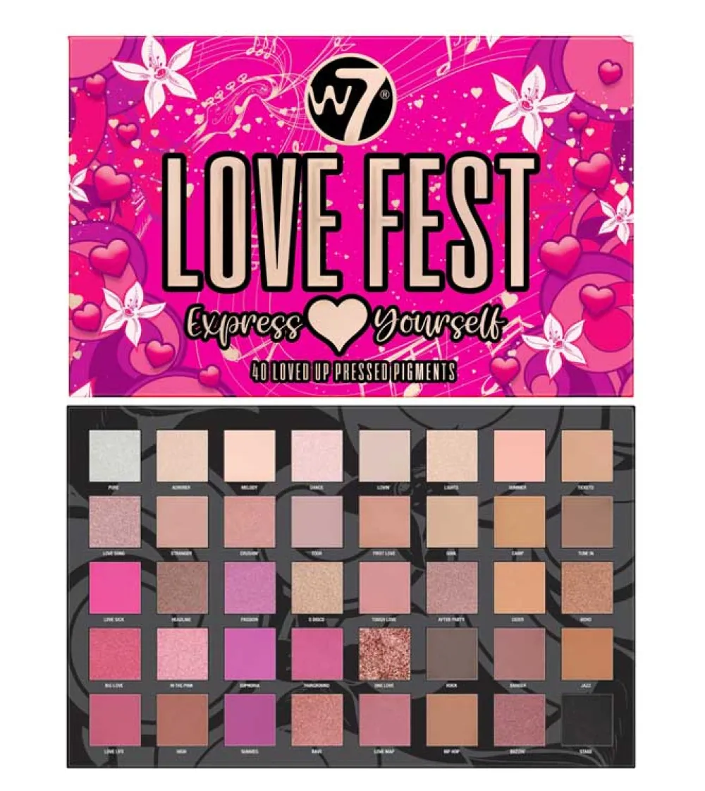 Paleta de pigmentos prensados Love Fest>W7