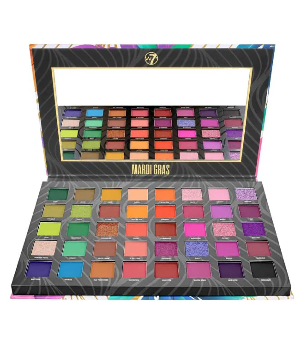 Paleta de pigmentos prensados Mardi Gras>W7 Best
