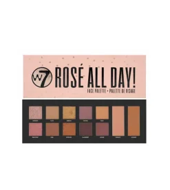 Paleta de rostro y ojos - Rose All Day>W7 Hot