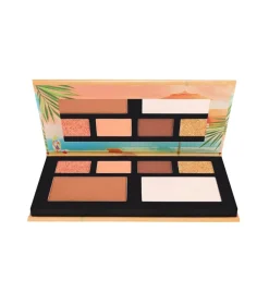 Paleta de rostro y sombras de ojos Tropical Escape - Light-Medium>W7 New