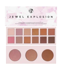 Paleta de rostro y sombras de ojos Jewel Explosion>W7 Online