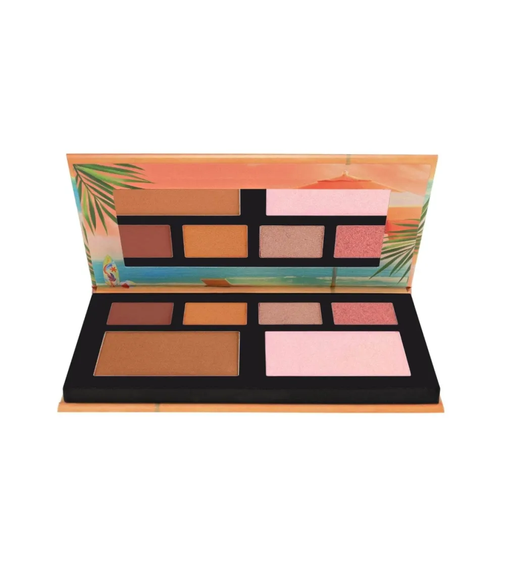 Paleta de rostro y sombras de ojos Tropical Escape - Medium-Deep>W7 New