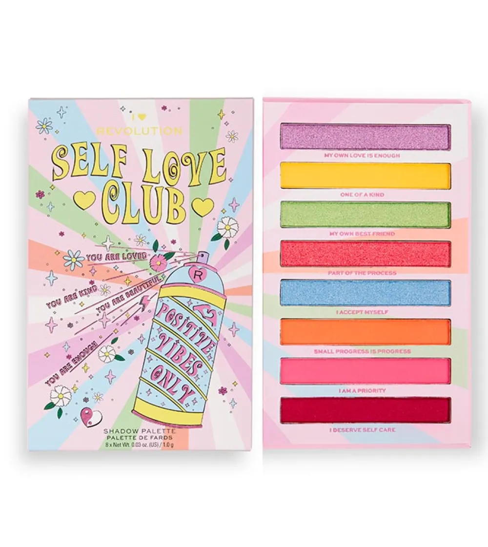 Paleta de sombras Affirmation Book - Self Love Club>I Heart Revolution Clearance