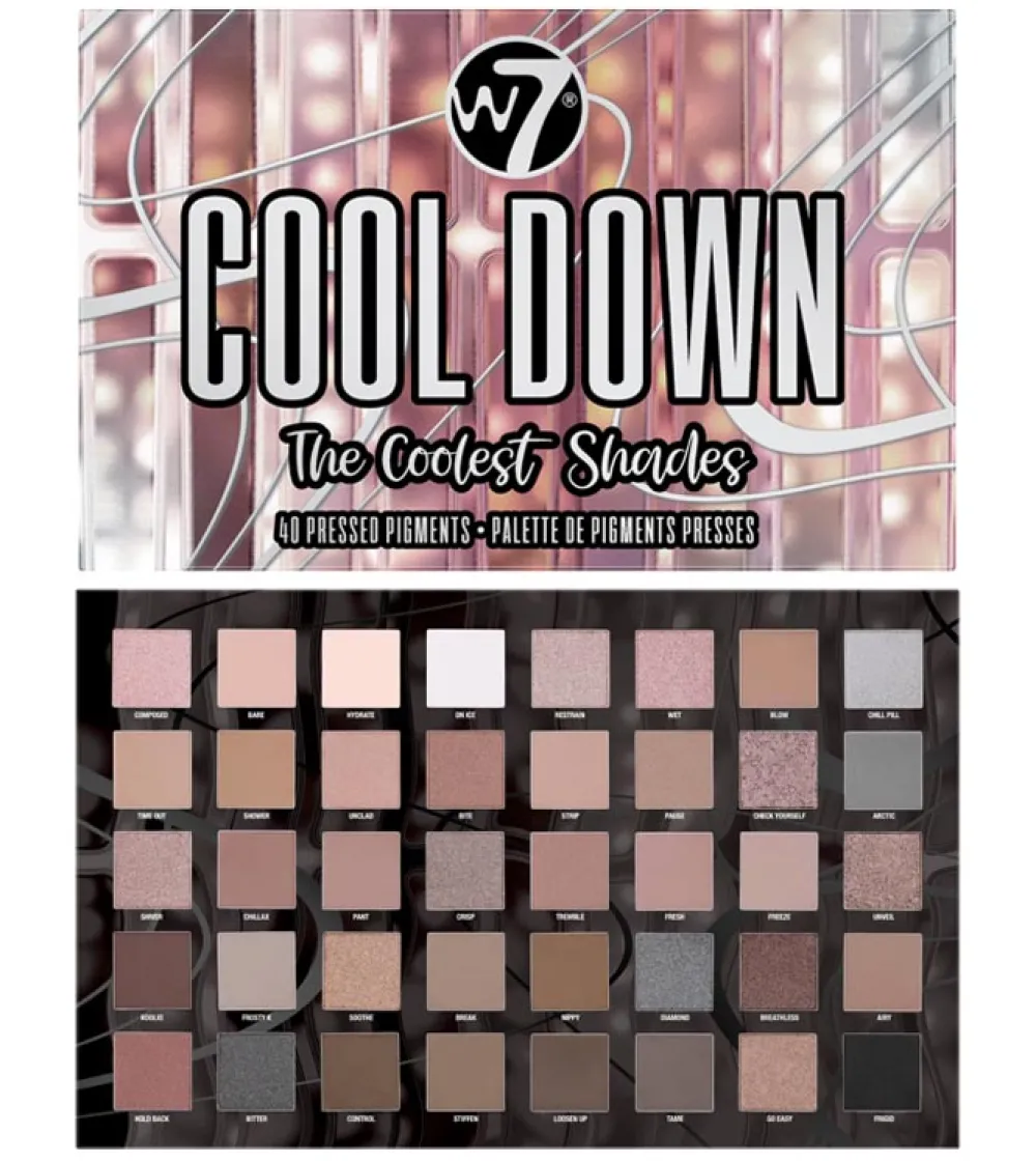 Paleta de sombras Cool Down>W7