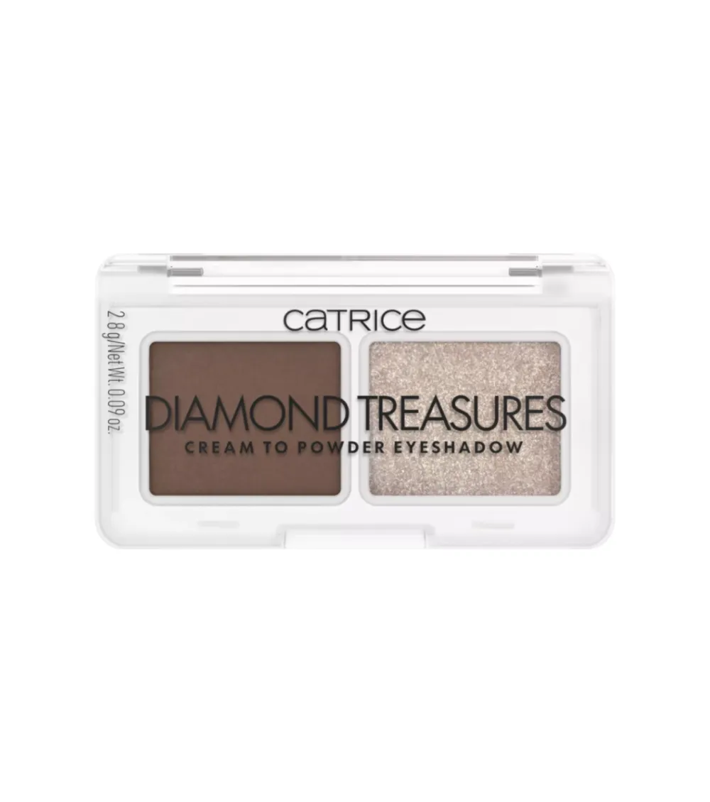 Paleta de sombras crema a polvo Diamond Treasures - 010: Hazel Spark>Catrice