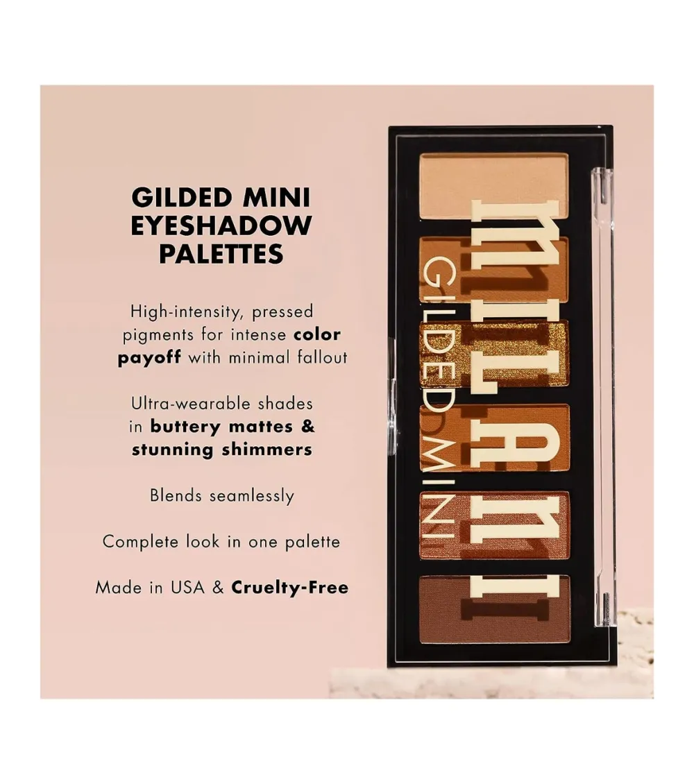 Paleta de sombras de ojos Gilded Mini - 110: Whiskey Business>Milani Hot