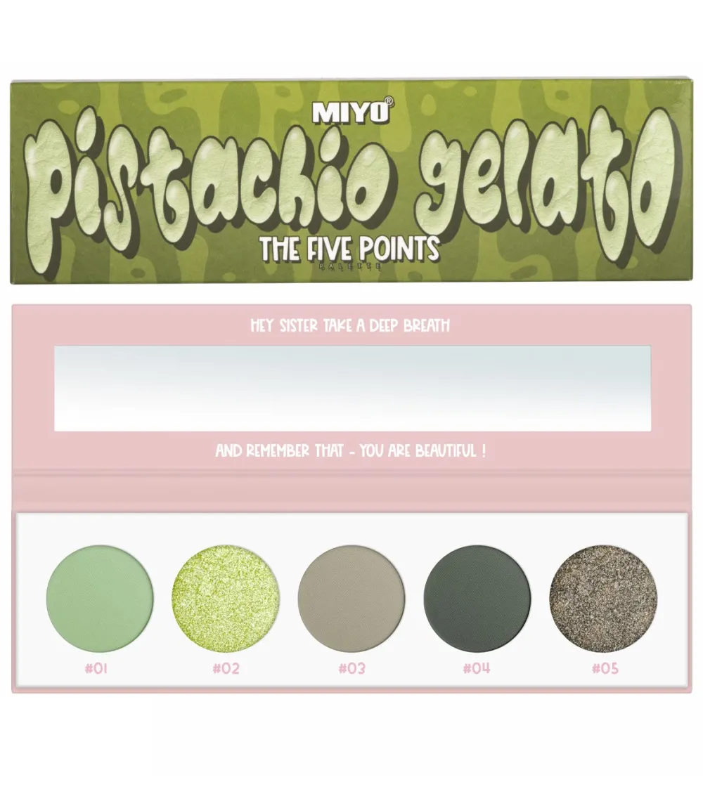 Paleta de sombras Five Points - 36: Pistachio Gelato>Miyo Online
