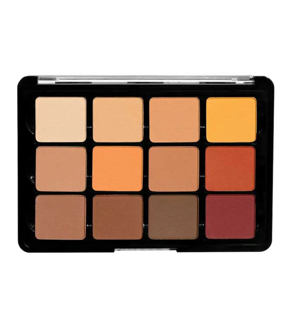 Paleta de sombras Slim Pro - VPE10: Warm Mattes>Viseart Online