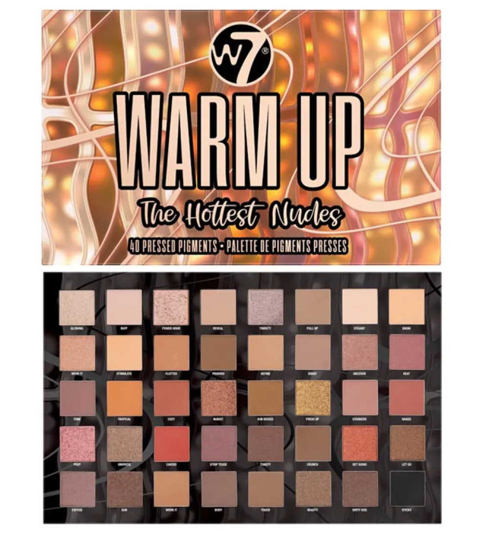 Paleta de sombras Warm Up>W7 Discount