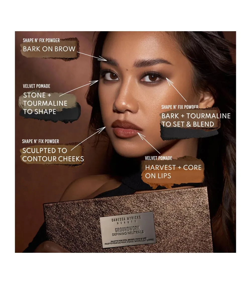 Paleta multiusos para rostro, ojos y labios Groundwork Defining Neutrals>Danessa Myricks Outlet
