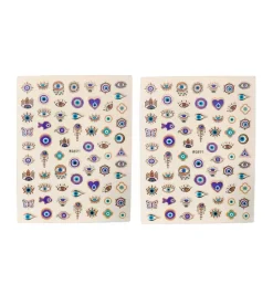 Pegatinas para decoración de uñas - 01: Ojos turcos>Varios Discount
