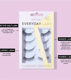 Pestañas postizas Everyday Lash>Technic Cosmetics Hot