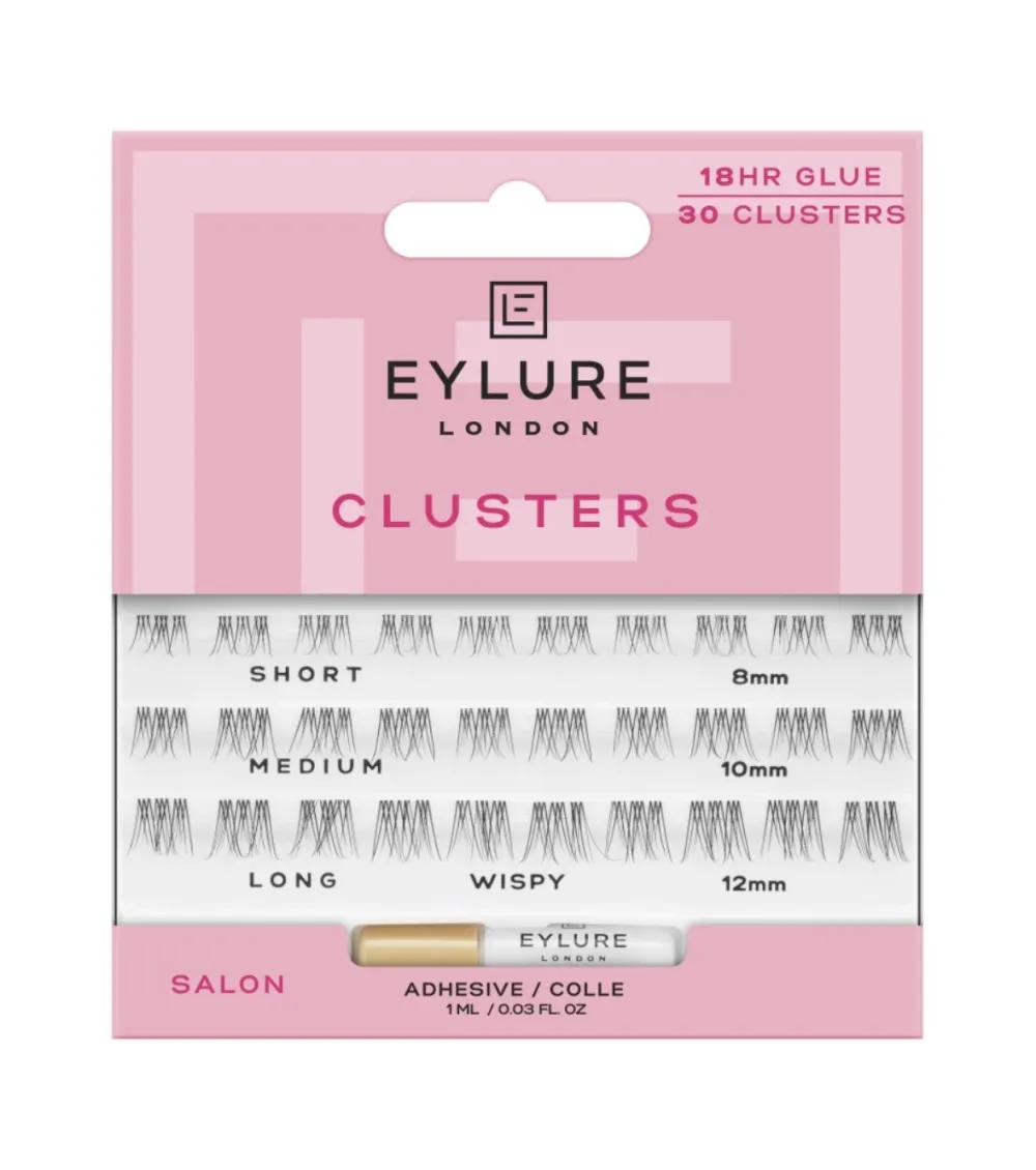 Pestañas postizas individuales Clusters - Wispy>Eylure Hot
