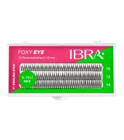 Pestañas postizas individuales Foxy Eye 0.10 J - Mix de tamaño>Ibra Best