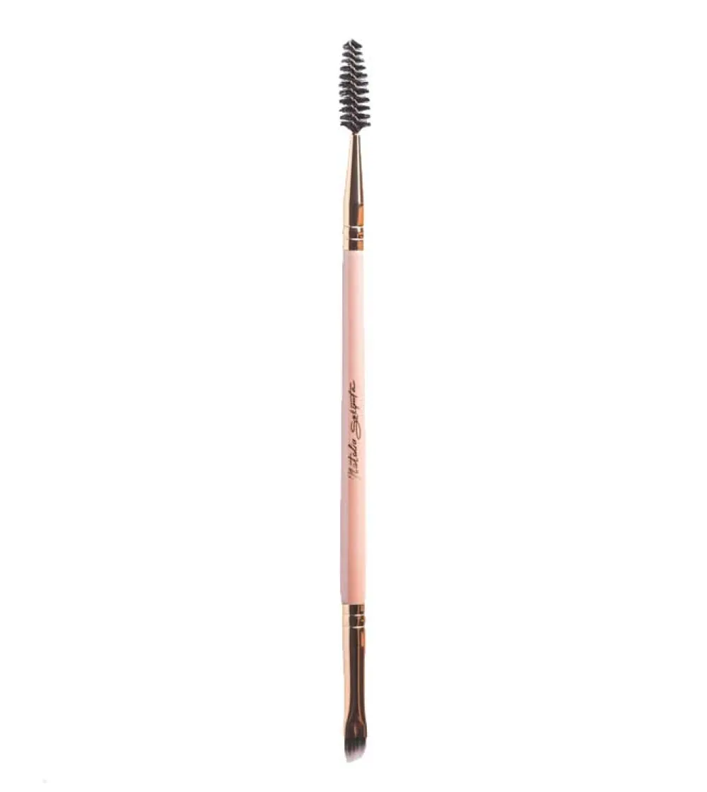 Pincel biselado + cepillo de cejas - N6>Natalia Surymta Clearance