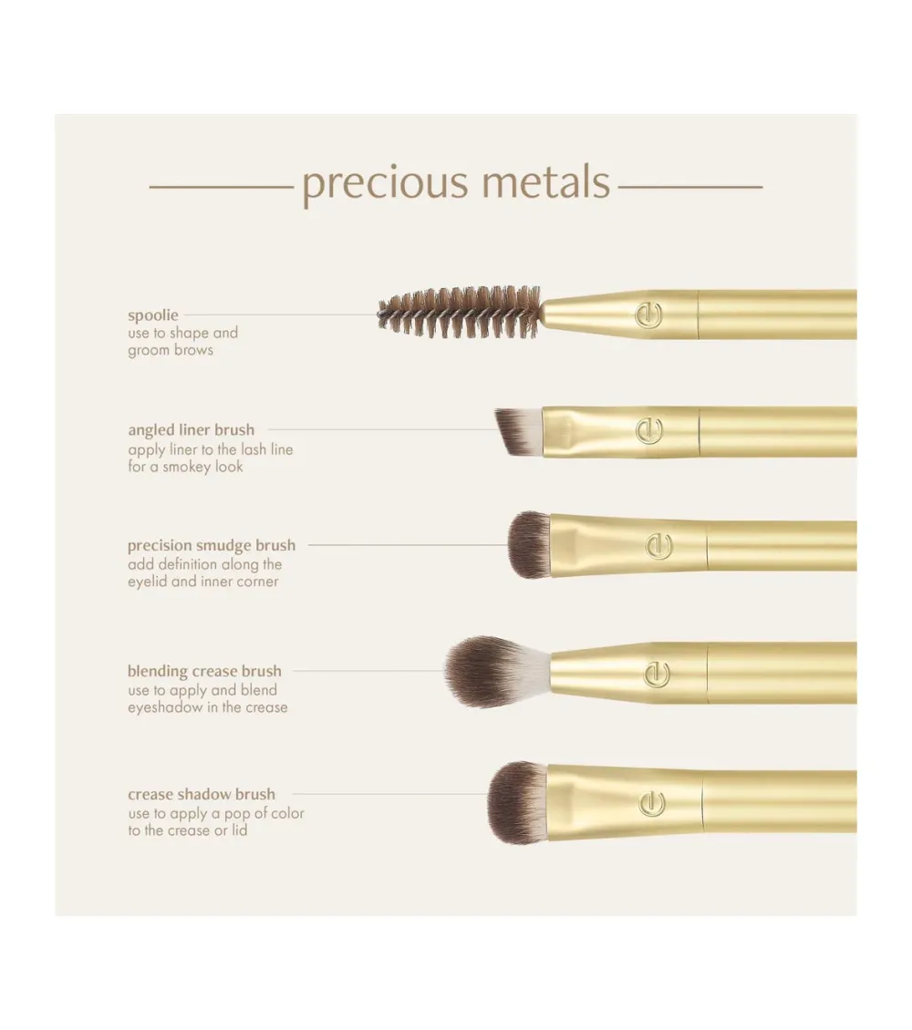 *Precious Metals* - Set de 5 pinceles Brightening Eye>Ecotools Clearance