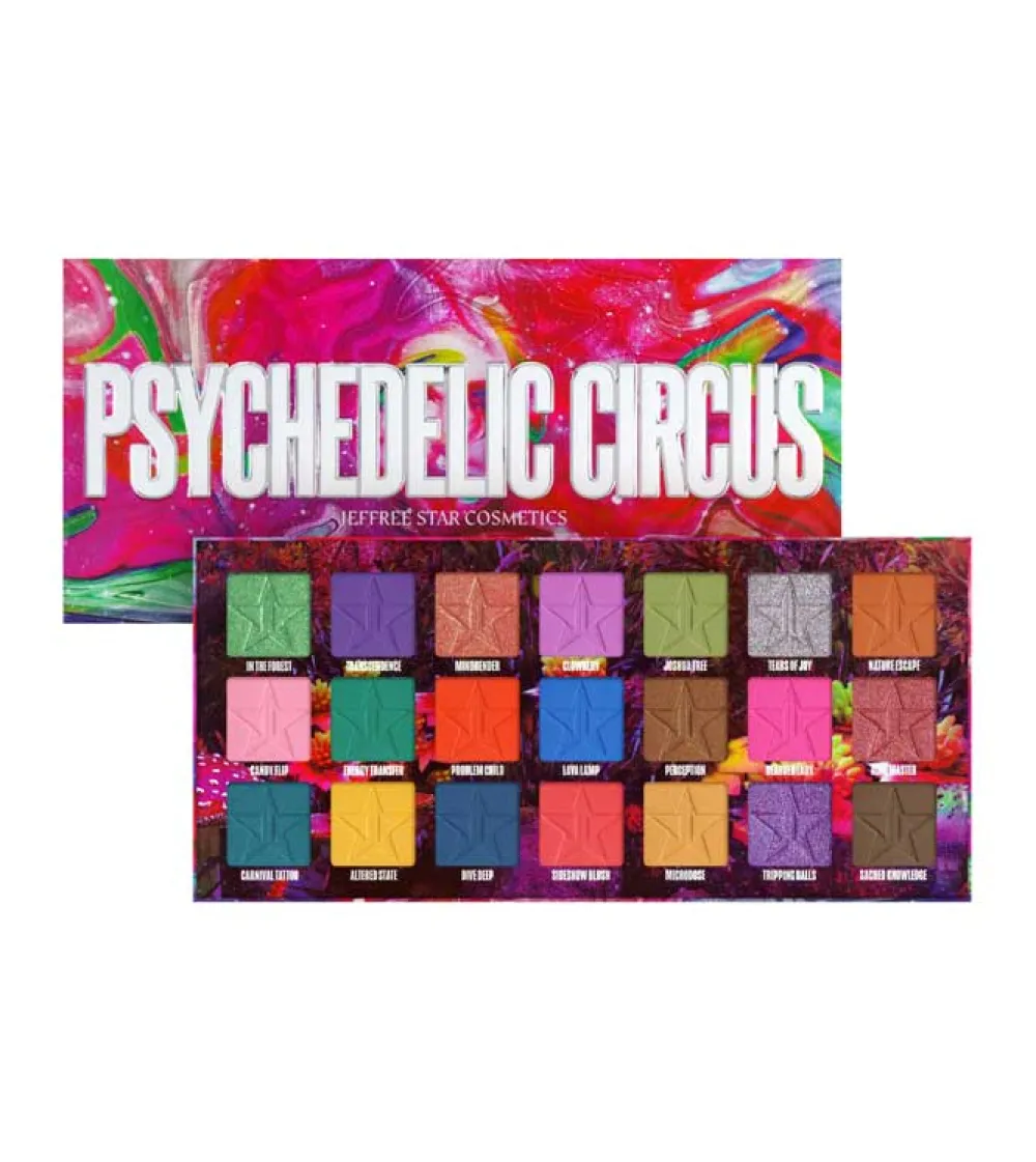 *Psychedelic Circus Collection* - Paleta de sombras de ojos Psychedelic Circus Artistry>Jeffree Star Cosmetics Online