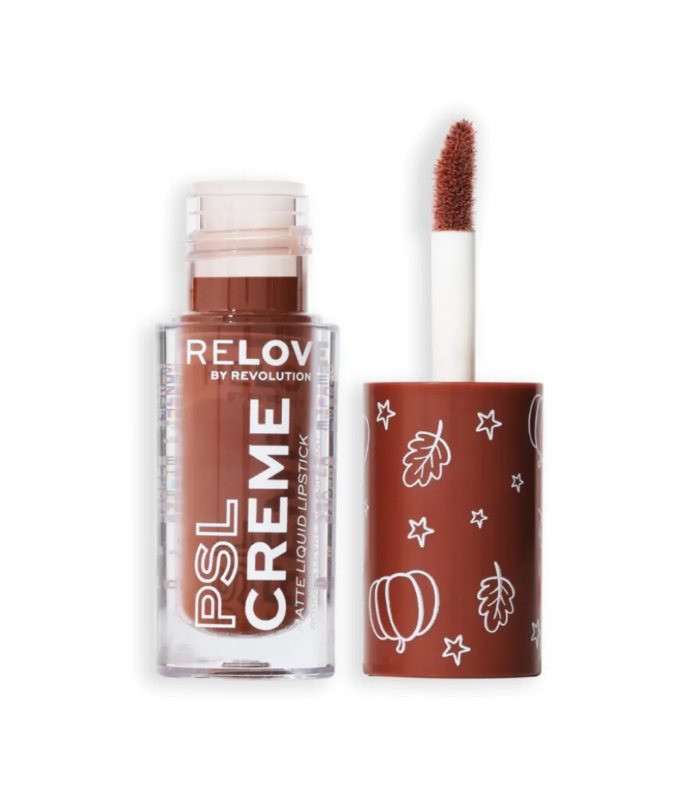*Pumpkin Spice* - Labial líquido mate PSL Creme - Espresso Brown>Revolution Relove Hot