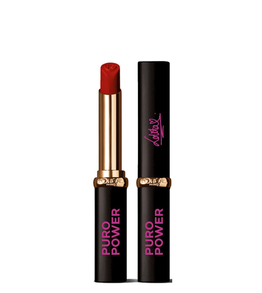 *Puro Power by Lola Lolita* Barra de labios Color Riche Intense Volume Mate - 346: Rouge Determination>Loreal Paris New