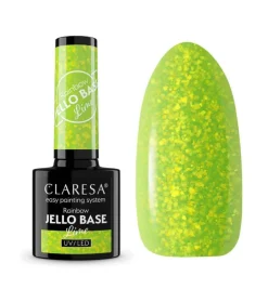 *Rainbow Jello Base* - Esmalte de uñas semipermanente - Lime>Claresa