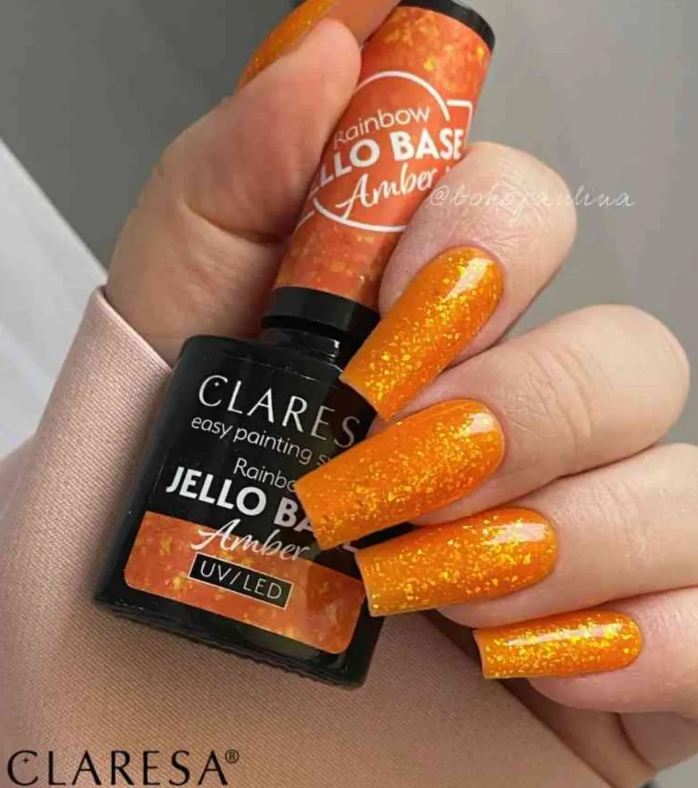 *Rainbow Jello Base* - Esmalte de uñas semipermanente - Amber>Claresa Outlet