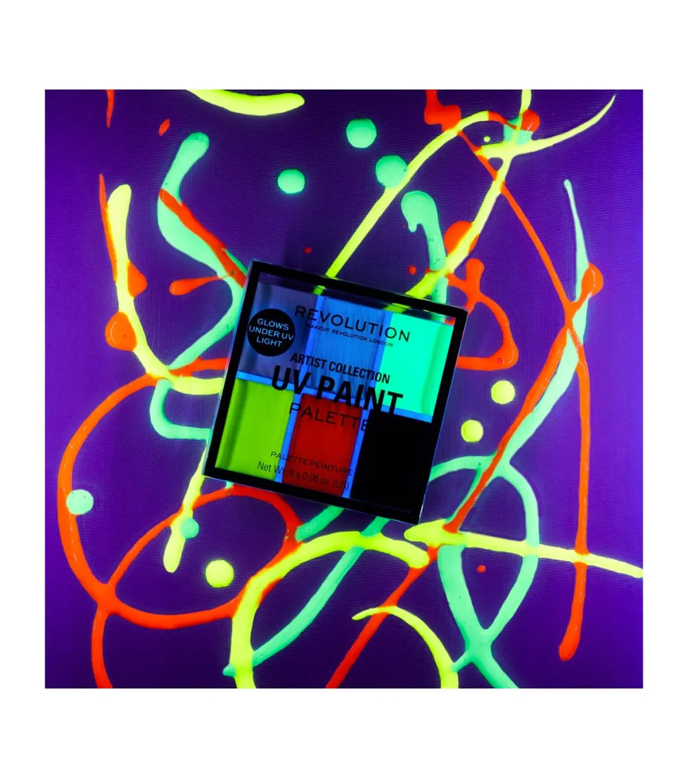 Revolution - *Artist Collection* - Paleta de aquacolores ultravioleta UV Paint>Makeup Revolution Discount