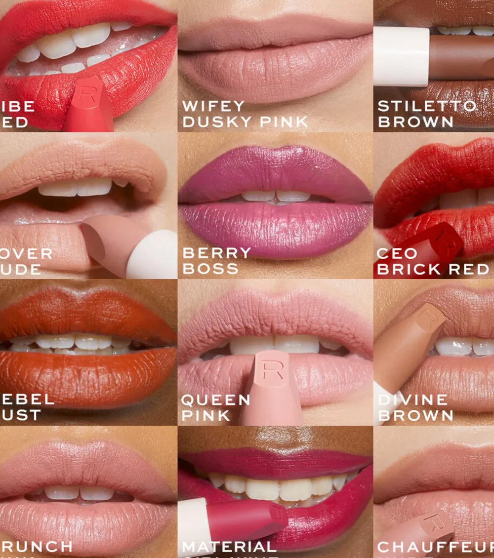 Revolution - Barra de labios satinada Lip Allure - Stiletto Brown>Makeup Revolution