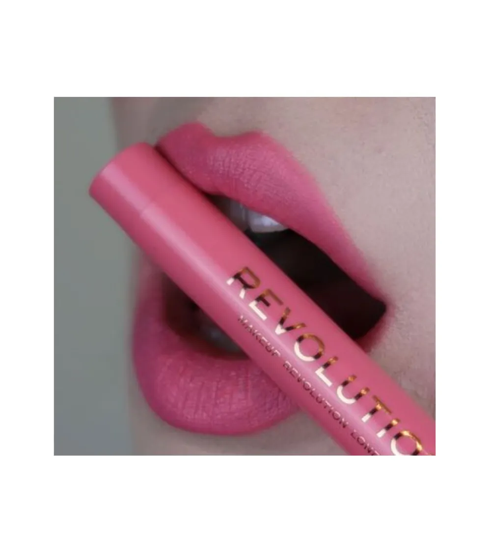 Revolution - Barra de labios Velvet Kiss Lip Crayon - Cupcake>Makeup Revolution Discount