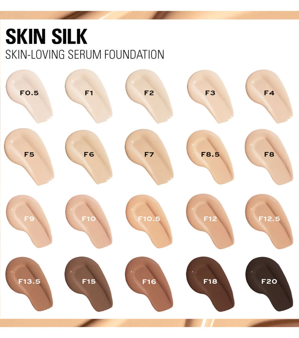 Revolution - Base de maquillaje Skin Silk Serum Foundation - F7>Makeup Revolution Hot