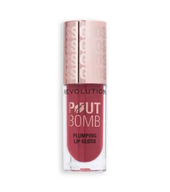Revolution - Brillo de labios voluminizador Pout Bomb - Mauve Pink>Makeup Revolution New