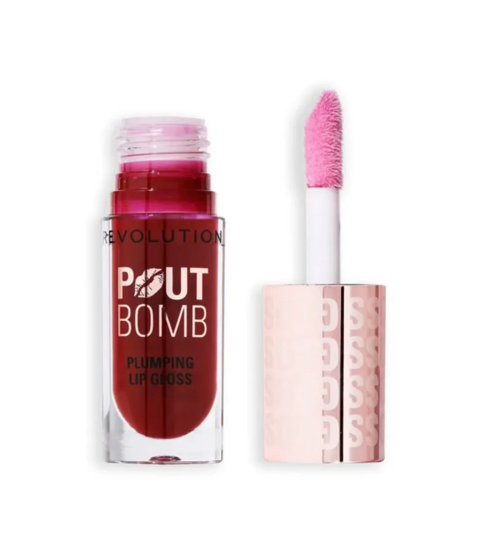 Revolution - Brillo de labios voluminizador Pout Bomb - Jelly Berry Mauve>Makeup Revolution Outlet
