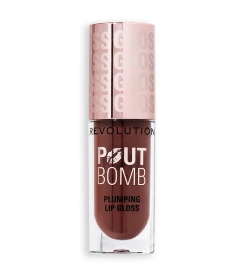 Revolution - Brillo de labios voluminizador Pout Bomb - Espresso Cool Nude>Makeup Revolution Discount